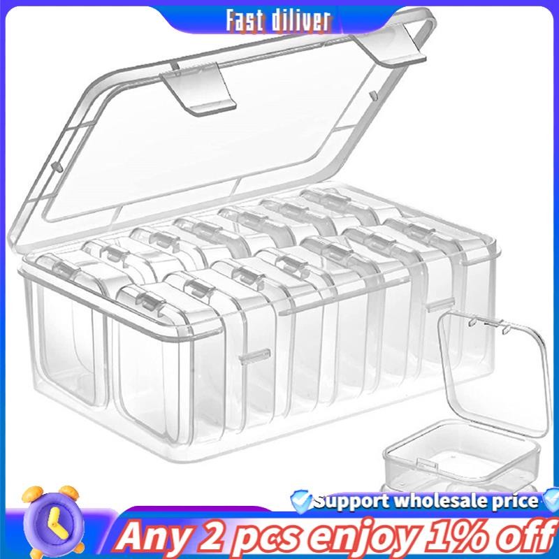In stoick-Small Storage Box with Lid Small Plastic Clear Box Plastic ...