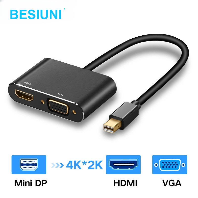 Cavo Adattatore Mini DisplayPort A HDMI – Thunderbolt – 20 Cm – Dorato – Per MacBook