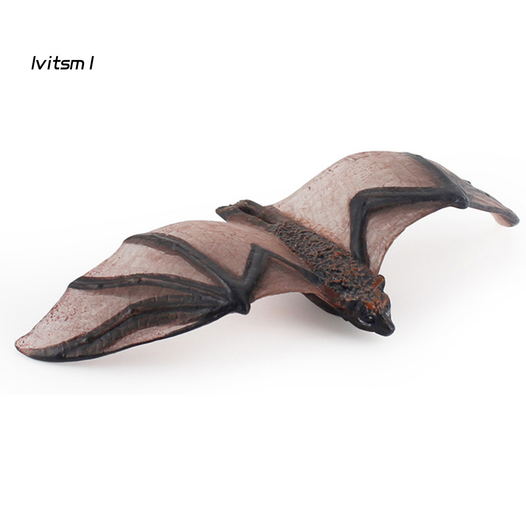 [LV] Model Toy Realistic Form Multi-use PVC Simulation Bat Model Figure ...
