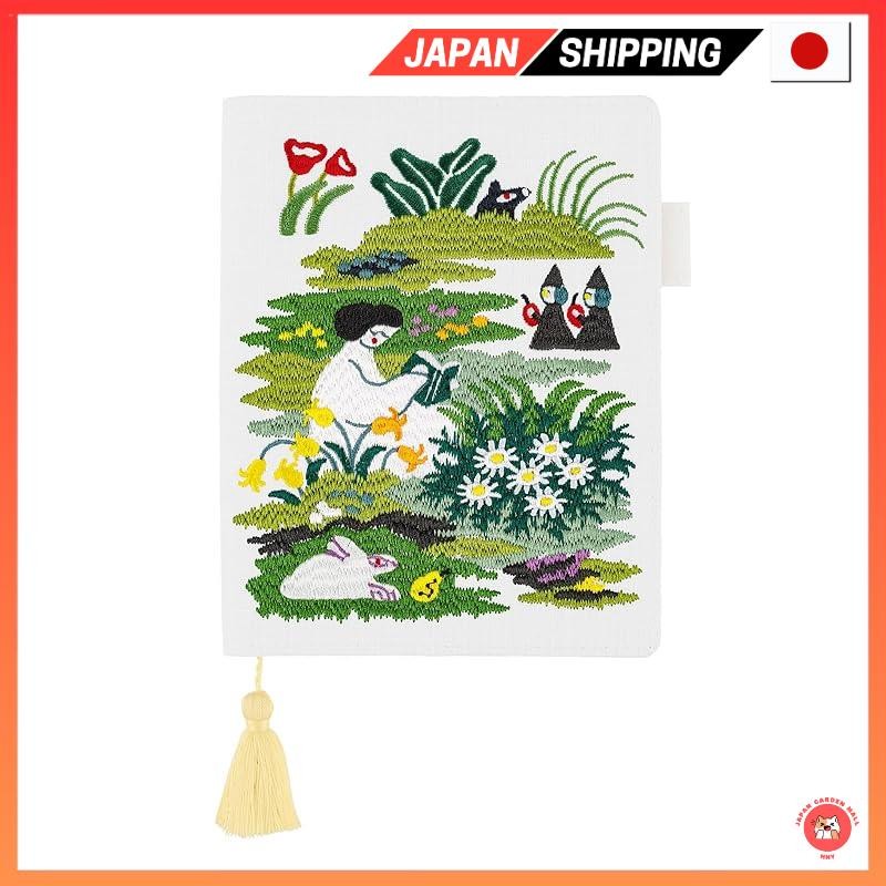 Hobonichi Techo Accessories Keiko Shibata: Cover on Cover [A5/per doppio rivestimento] Orecchie di cane svolazzanti nel vento