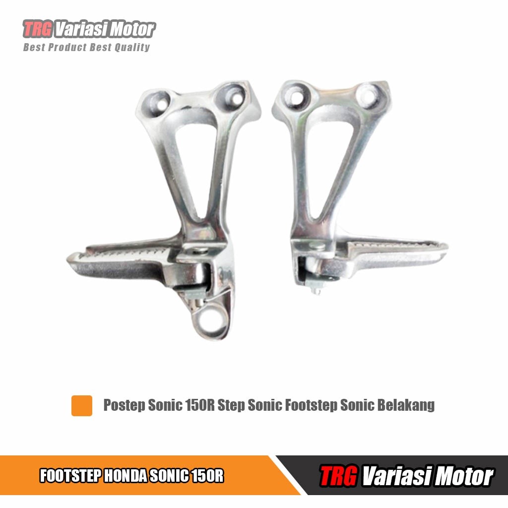 Postep Sonic 150R Step Sonic Footstep Sonic Rear KF One Set Silver ...