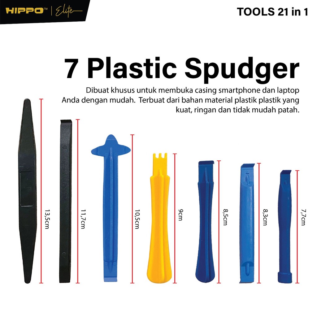 Hippo Repair Tools Obeng Set 21 in 1 (Universal) - Gambar 2