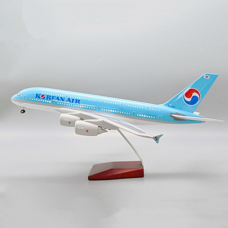 Korean Air Scale 1:160 46cm A380 Air Korea Korean Airplane Model ...