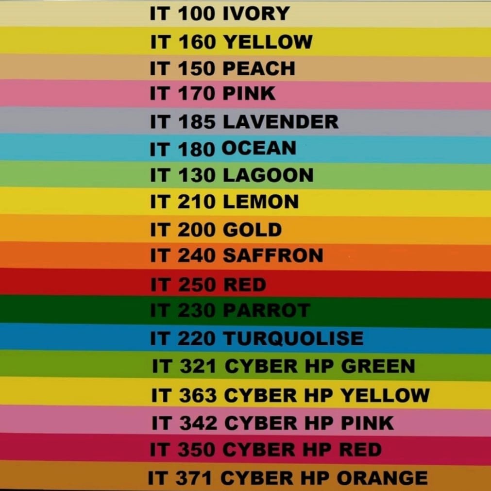 100pcs Paper Colour A4 / Kertas Warna A4 / Multipurpose Simili Paper ...