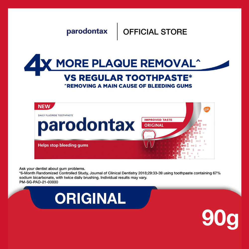 PARODONTAX Toothpaste, Helps Stop Bleeding Gums, Oral Care, Original ...