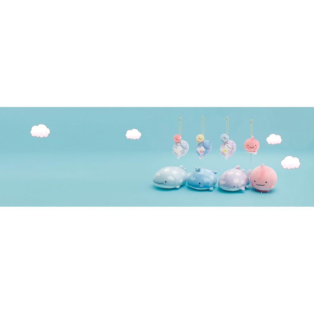 San x mv10801 jinbei san hanging plush toy same san shopping bag pen