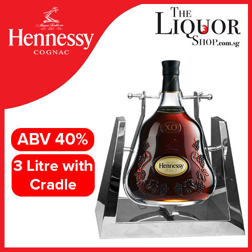3 Litre) Hennessy XO Cognac 3000ml with Cradle | Shopee Singapore