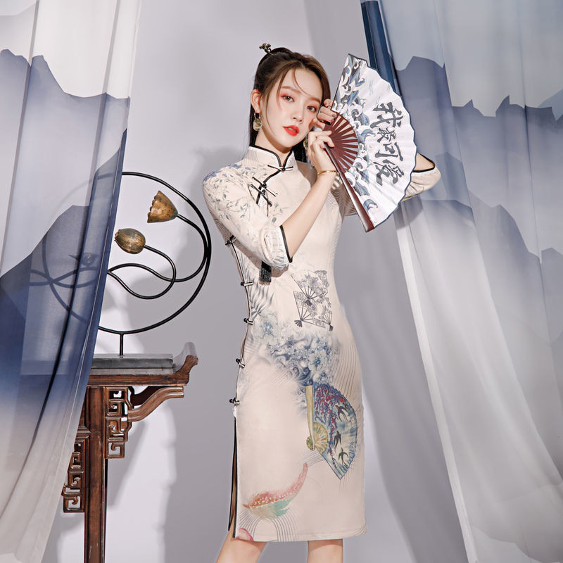 Cheongsam dress shopee best sale