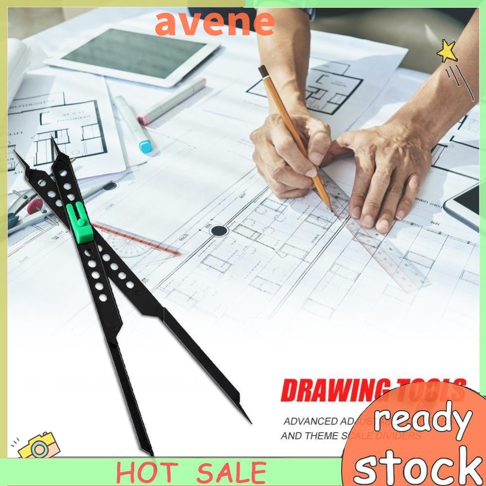 10 inch Art Drawing Ruler Adjustable Plastic Proportional Scale Divider ...
