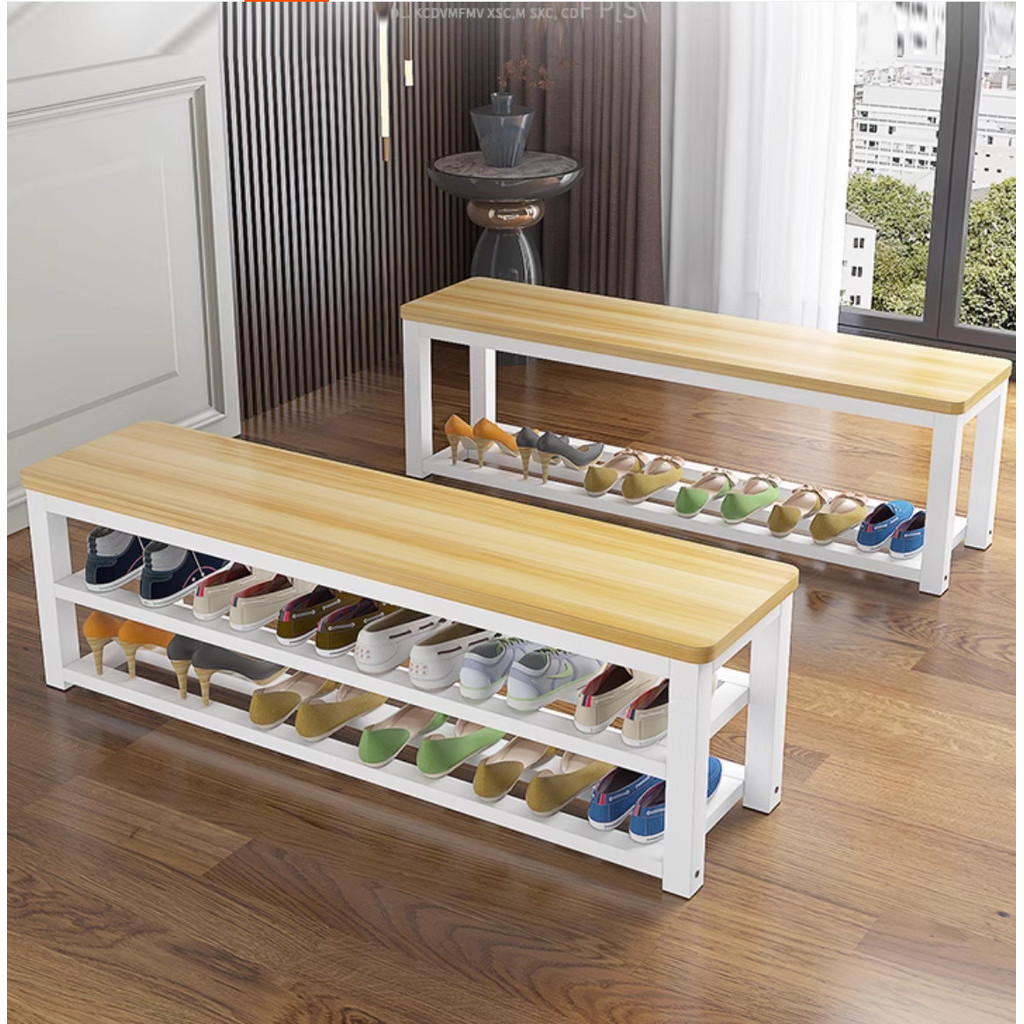 Long Bench Shoe Rack Bench Shoe Changing Iron Dinning Chairs Shoe ...