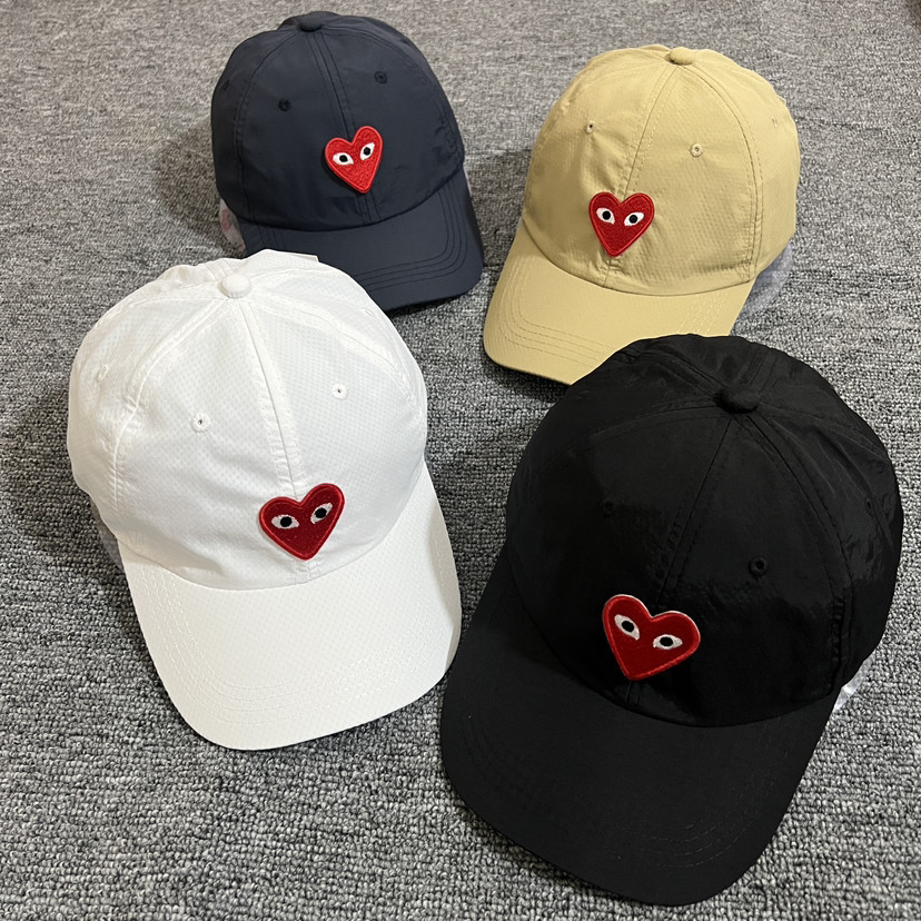 Comme des Garcons Play Baseball Cap Breathable Sun Hat Shopee Singapore