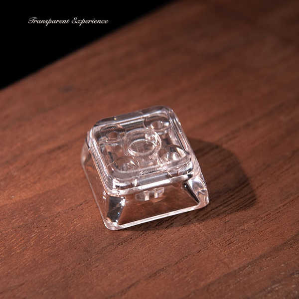 customized mechanical keyboard transparent glacier crystal key cap PC ...