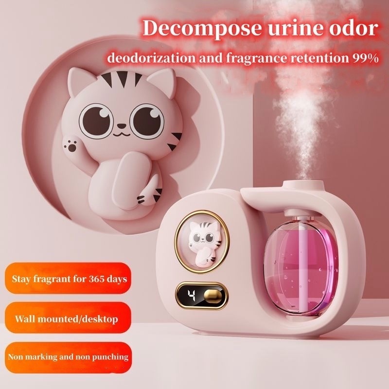 Cute Lucky Cat Aroma Diffuser Mini Chargeable Air Freshener ...