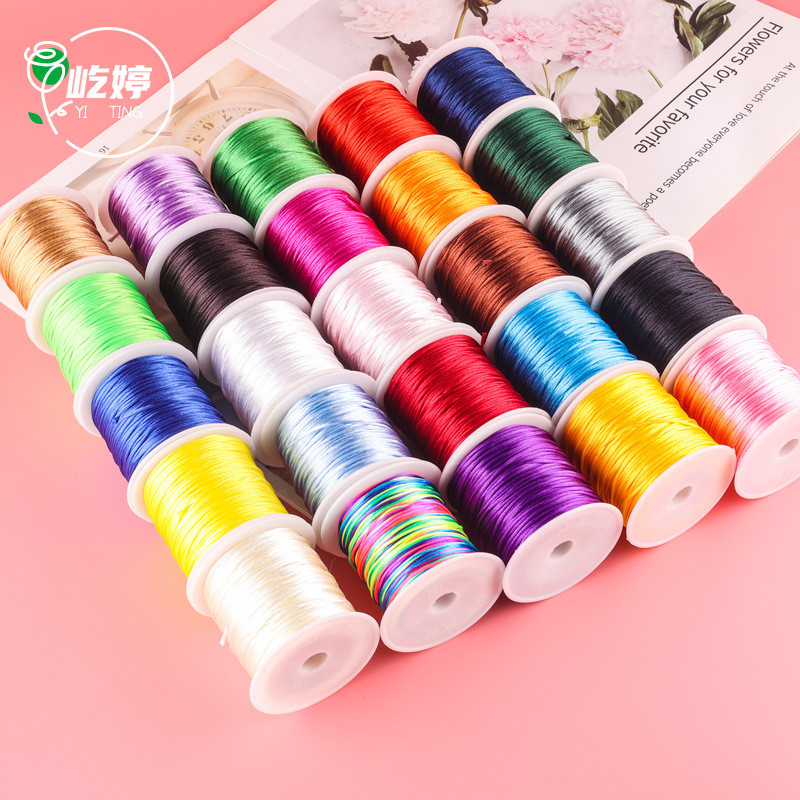 No. 7 Thread 40m Chinese Knot Thread Braided Bracelet Hand Rope Jewelry ...