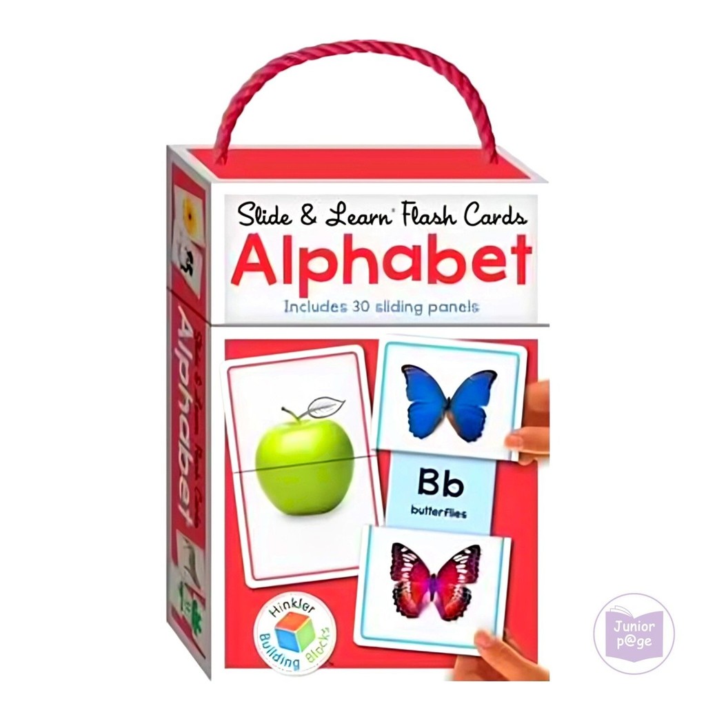 Slide & Learn Flashcards Alphabet | Shopee Singapore