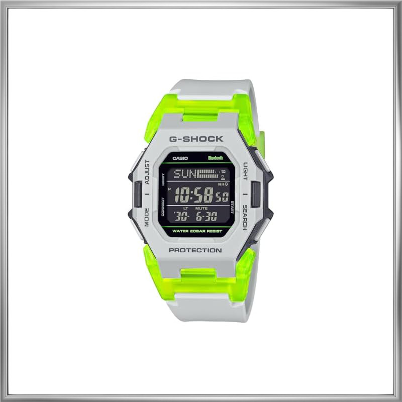 Casio G-Shock Watch Bluetooth with Step Counter GD-B500-7JF Men's White ...
