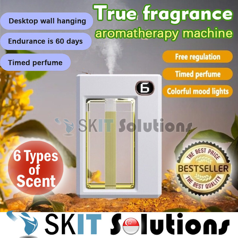 Auto Aroma Diffuser Machine Aromatherapy Essential Oil Refill Fragrance ...