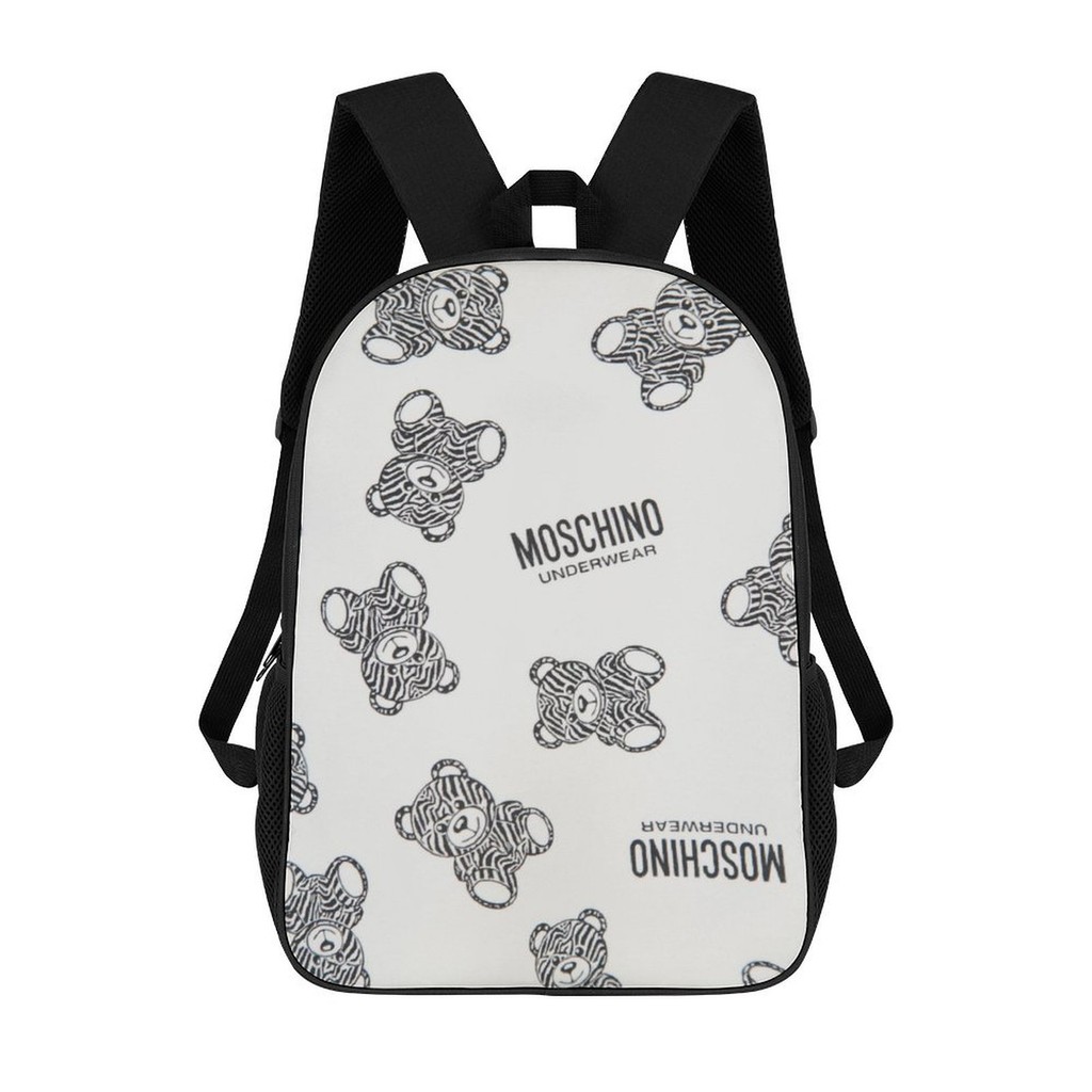 Moschino Backpack Cartoon Travel Bag Portable Large Capacity Sports Backpacks Schoolbag For Boys Girls