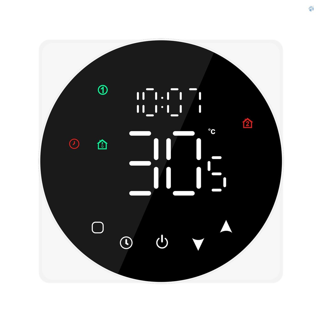 LCD Display Smart Temperature Controller 16A Touch Screen Thermostat ...