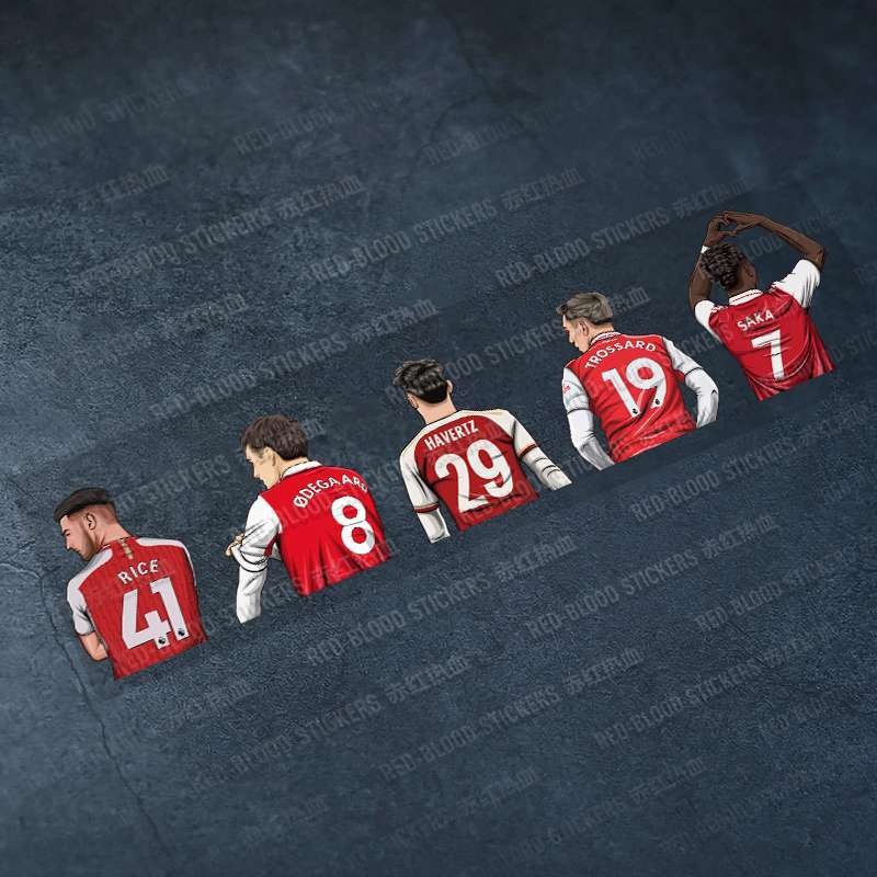Arsenal car stickers Premier League Saca retro waterproof scratch ...