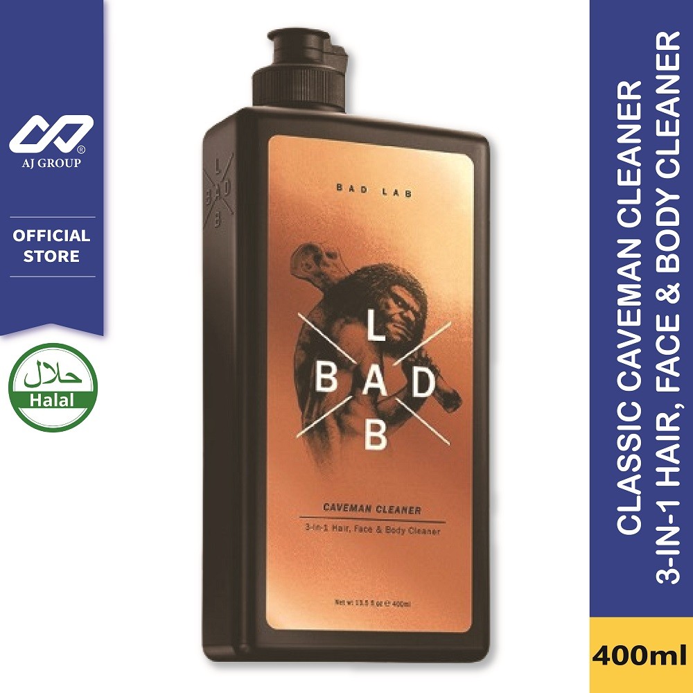Bad Lab Classic Caveman Cleaner 3in1 Hair, Face & Body Cleaner (400ml ...