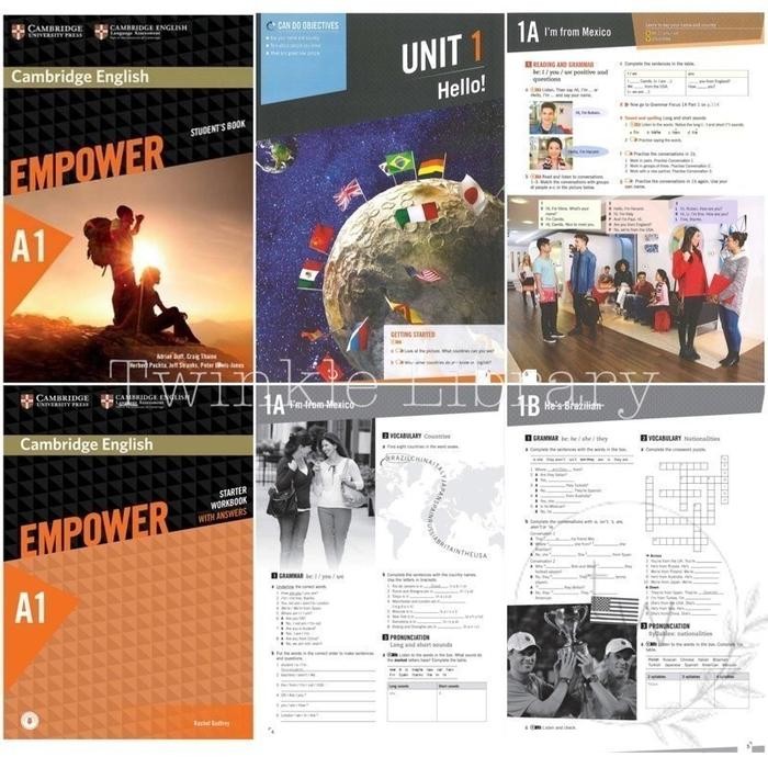 EMPOWER PHYSICAL BOOK Starter A1 Elementary A2/ Pre-Intermediate B1 ...