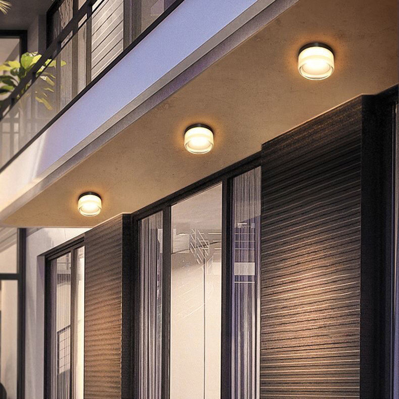 Nordic Wall Light Modern Acrylic Round LED Lights Simple Bedroom