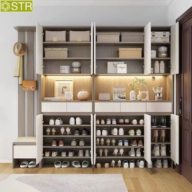 STR Shoe Cabinet Shoe Rack Entry Door Screen High Quality Living Room ...