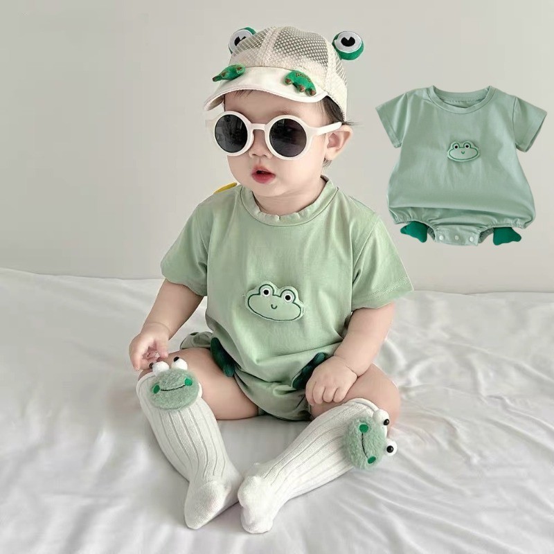 Baby Romper Clothes Summer Short Sleeves Jumpsuits Baby Boys Girls