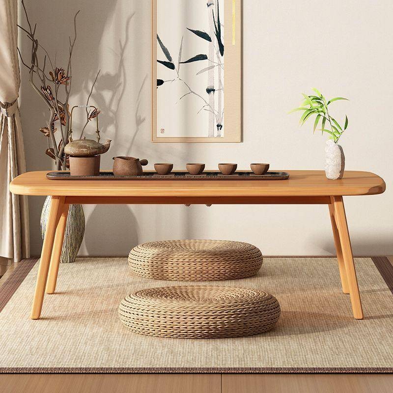 Bay window table small coffee table Solid wood Zen Japanese tatami tea ...