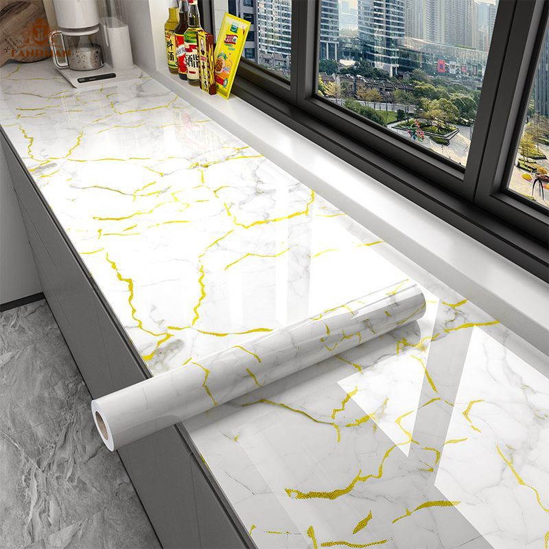 Kitchen Oil-Proof Sticker Stove Wall Self-Adhesive Wallpaper Waterproof ...