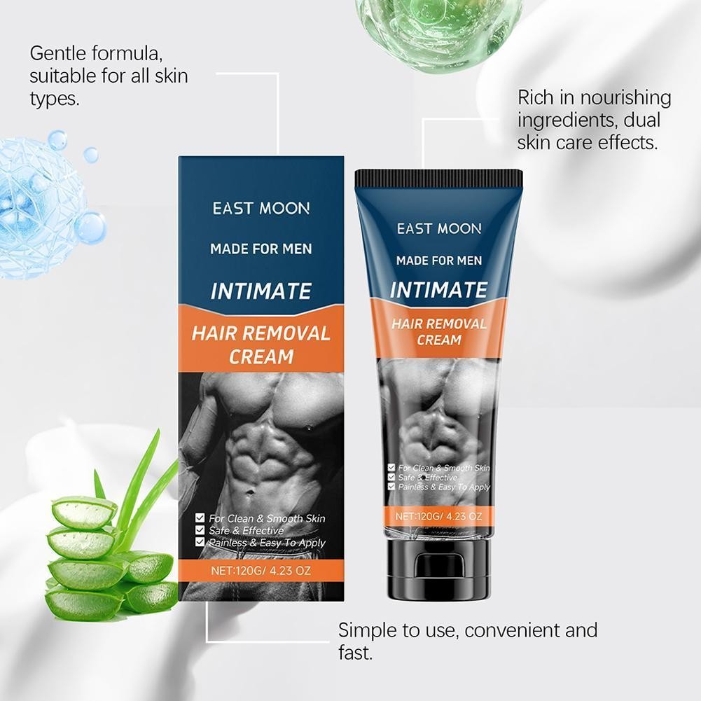 120g Men's Hair Removal Cream Simple Effective Painless Hair Removal ...