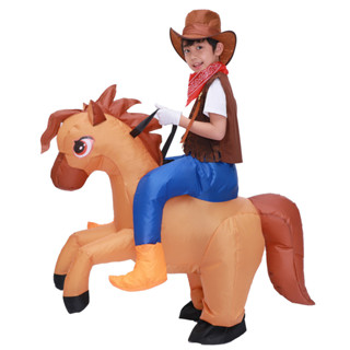 Cowboy and horse costume clearance