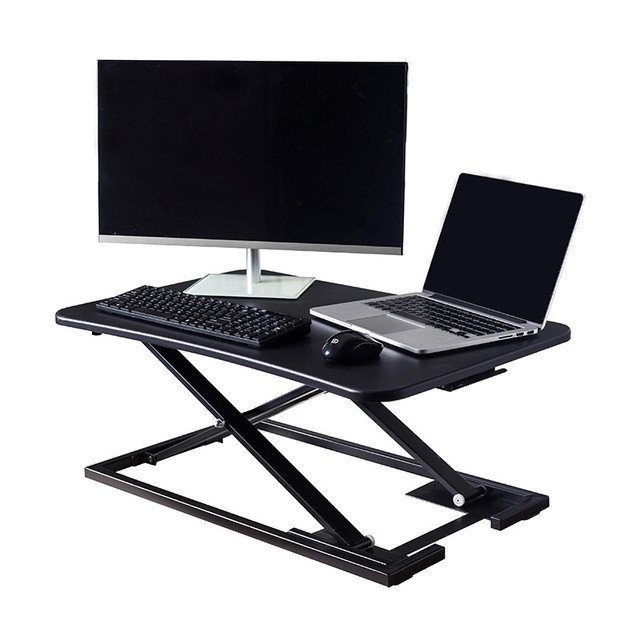 Vertical Adjustable Computer Desk Folding Laptop Stand Upper Table ...