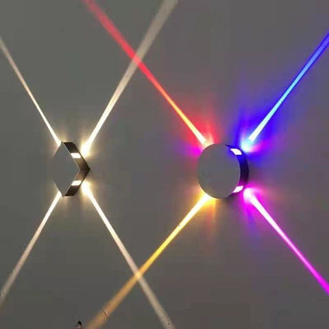 Fashion LED Wall Light Colorful Changeable Ray Light Entertainment ...