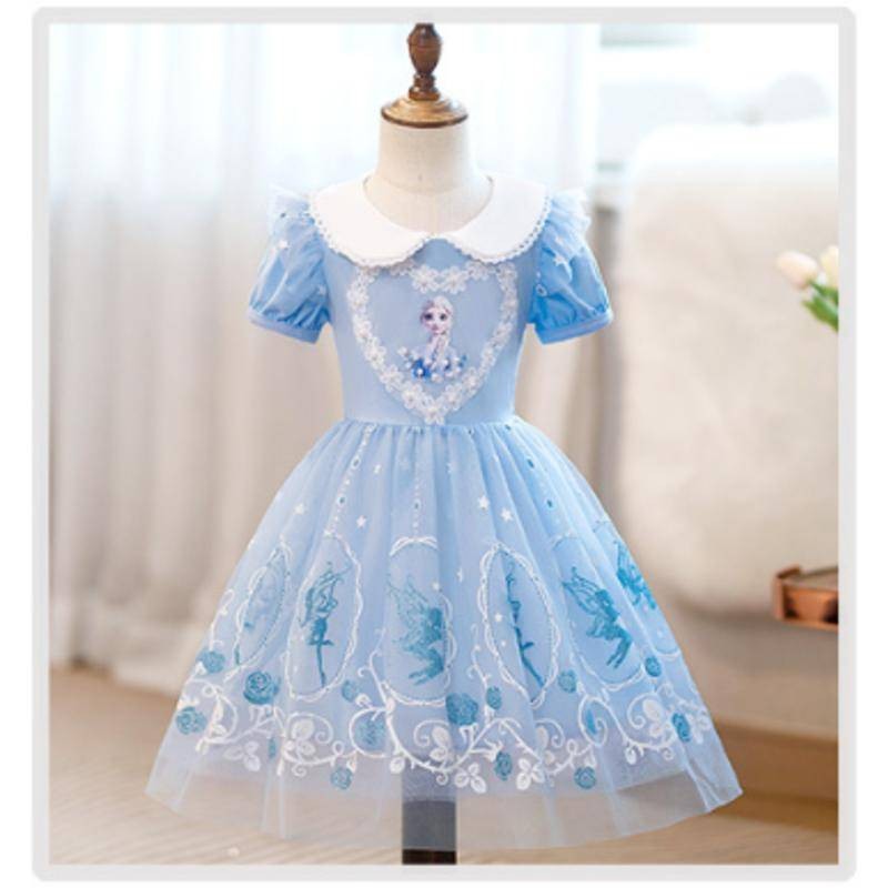 Elsa Princess Dress Girls' princess dress Elsa Dress Pretty girl dress ...