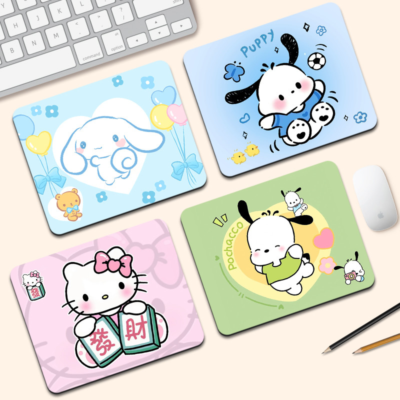 Cartoon Mouse Pad Sanrio Office Deskpad Small Cartoon Cute Wrist Pads ...