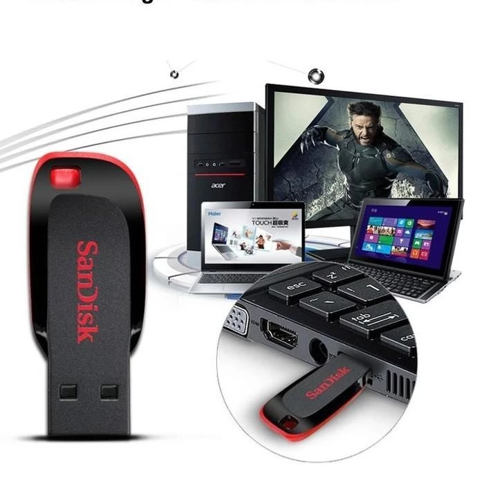 SANDISK Flash Disk CZ50 Cruzer Blade 8Gb / 16Gb / 32Gb / 64Gb / 128Gb - Gambar 4