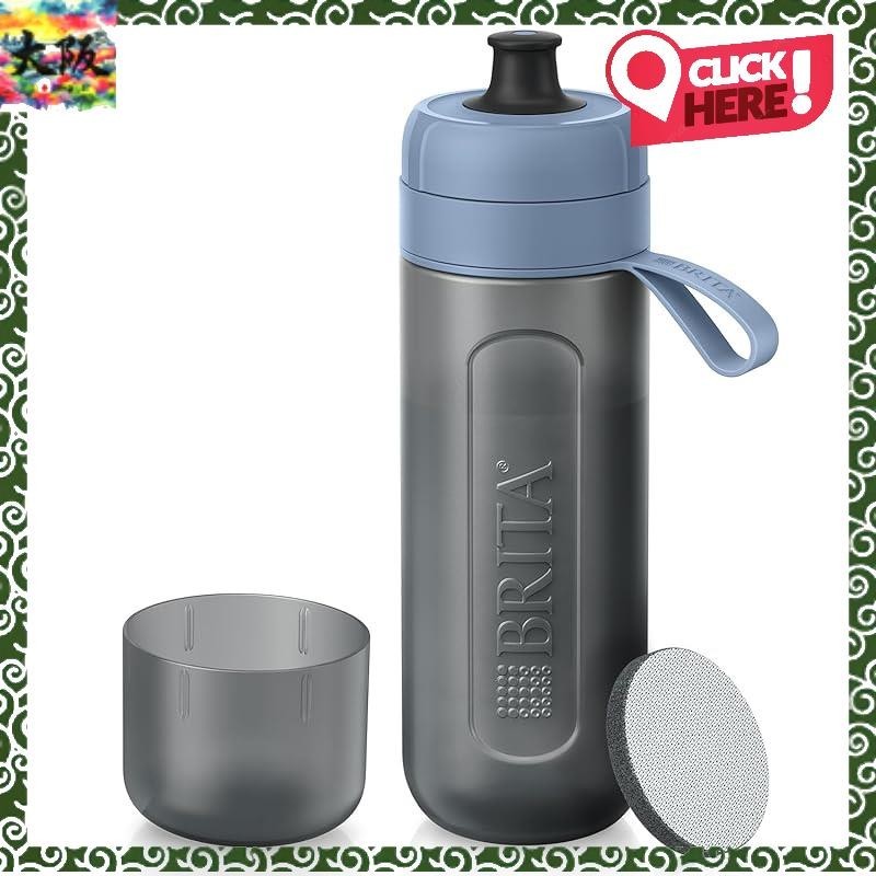Gourde Isotherme Thermos 600ml Avec Filtre - Black Cat - Noire + 3 Filtres