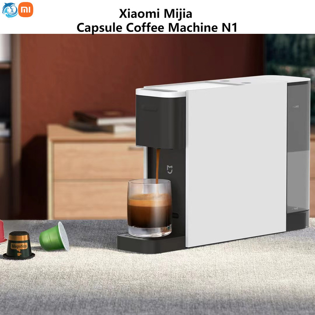 Xiaomi Mijia Smart Capsule Coffee Machine N1 Automatic Extraction Coffee Making Machine Capsule Coffee Maker Memory Multi Speed Customization Home Office All in One Portable Household Mini Smart Capsu...