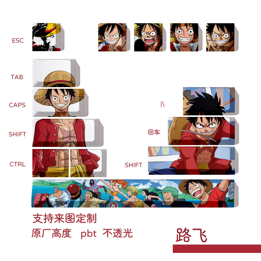Sg SELLER One Piece Unique Keycap Original Factory High Mechanical ...