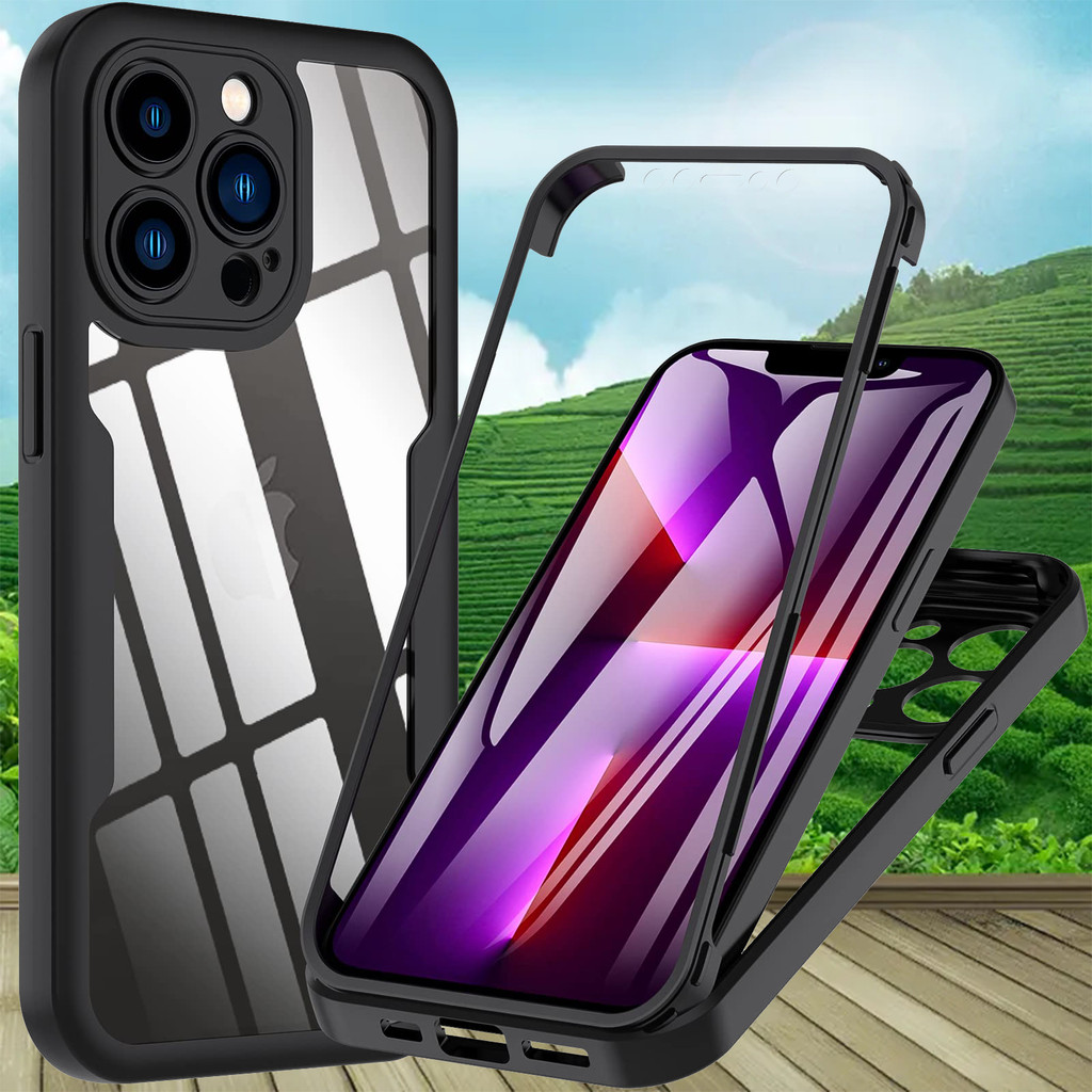 360 Full Body Case for IPhone 15 14 13 12 11 Pro Max 14 Plus