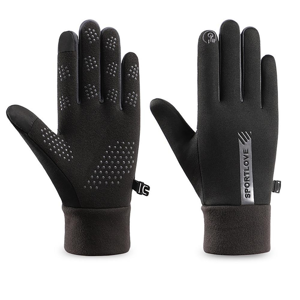 POPULAR Winter Gloves, Thicken Thermal Fleece Touch Screen Gloves