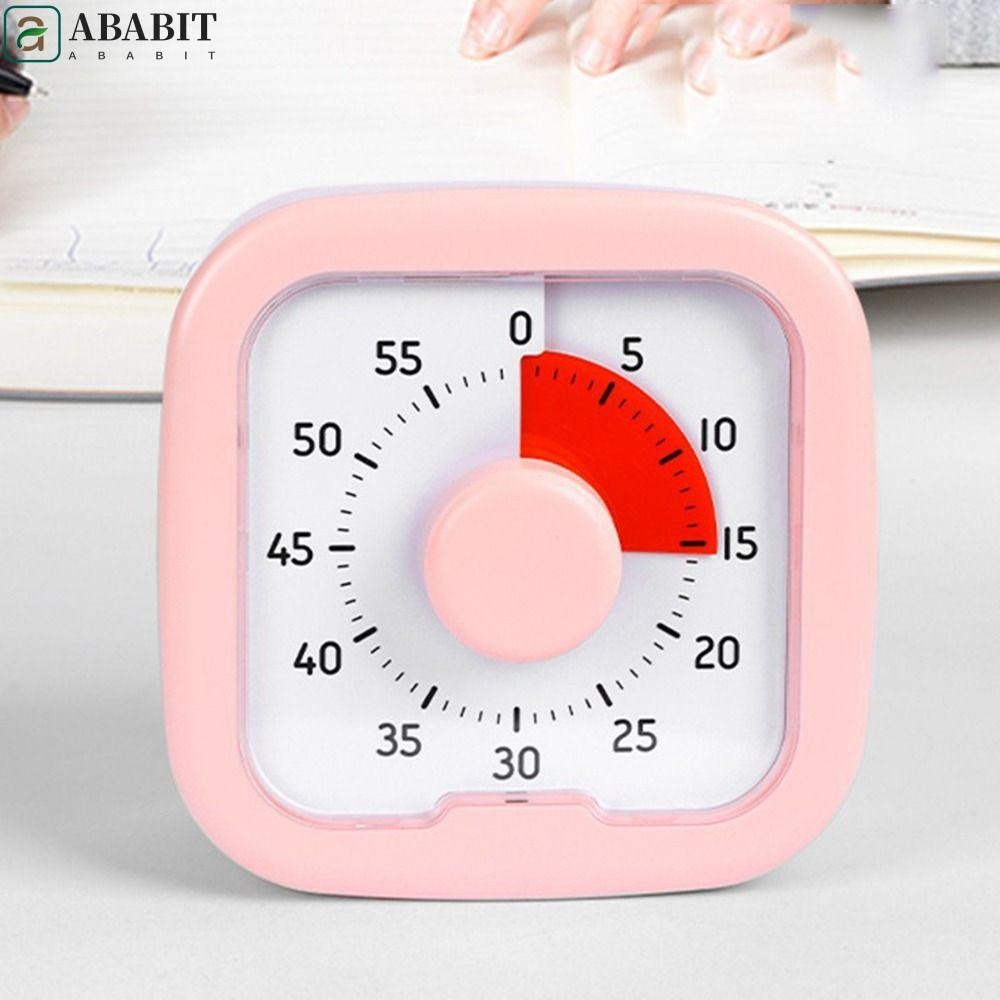 ABABIT Visual Timer, Silent 60-Minute Countdown Timer, Multi functional ...