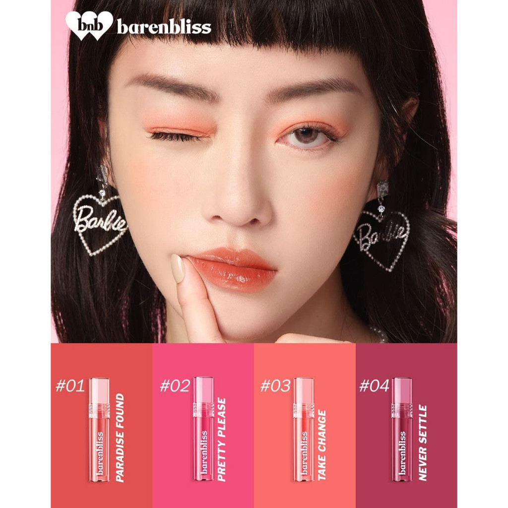 BNB barenbliss Peach Makes Perfect Lip Tint Korea Lip Gloss / Merah Jingga Official - Gambar 4