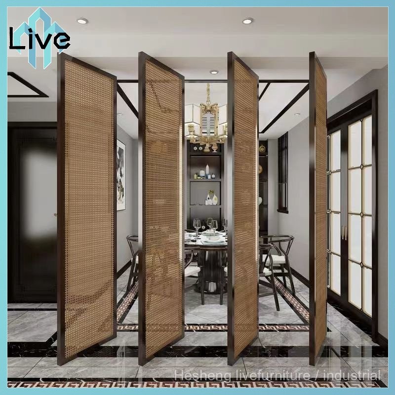 Customized rattan screen partitions for offices restaurants hotels ...