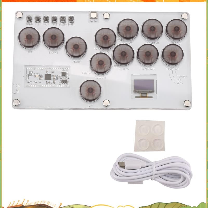 Arcade Joystick Controller Fight Stick Game Controller Mechanical ...