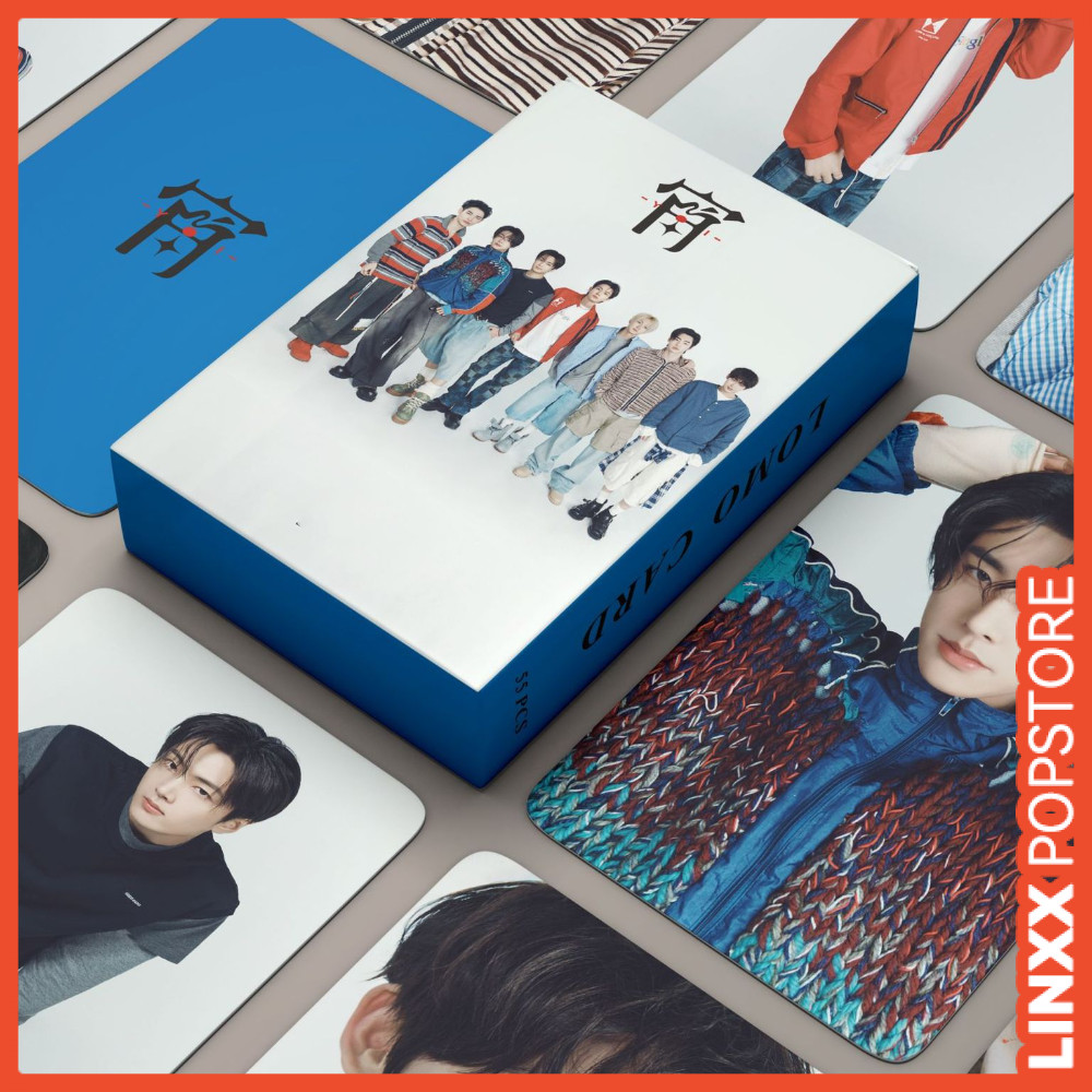 LINXX 55pcs ENHYPEN YOI New Album 3 Inch Holographic Lomo Cards HD ...