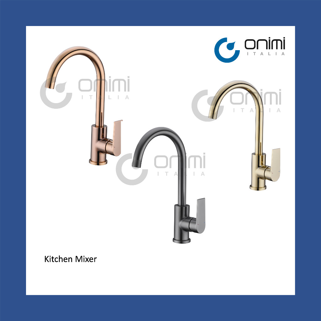 Onimi Italia - Kitchen Mixer Tap / Sink Mixer Tap / Gold Mixer Tap ...