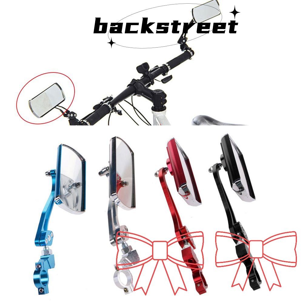 BACKSTREET 360° Bicycle Mirror Flexible Safety Rear View Aluminium ...